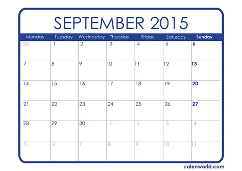 Calendar Sept 2015